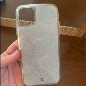 Case for iPhone 11 with glitter